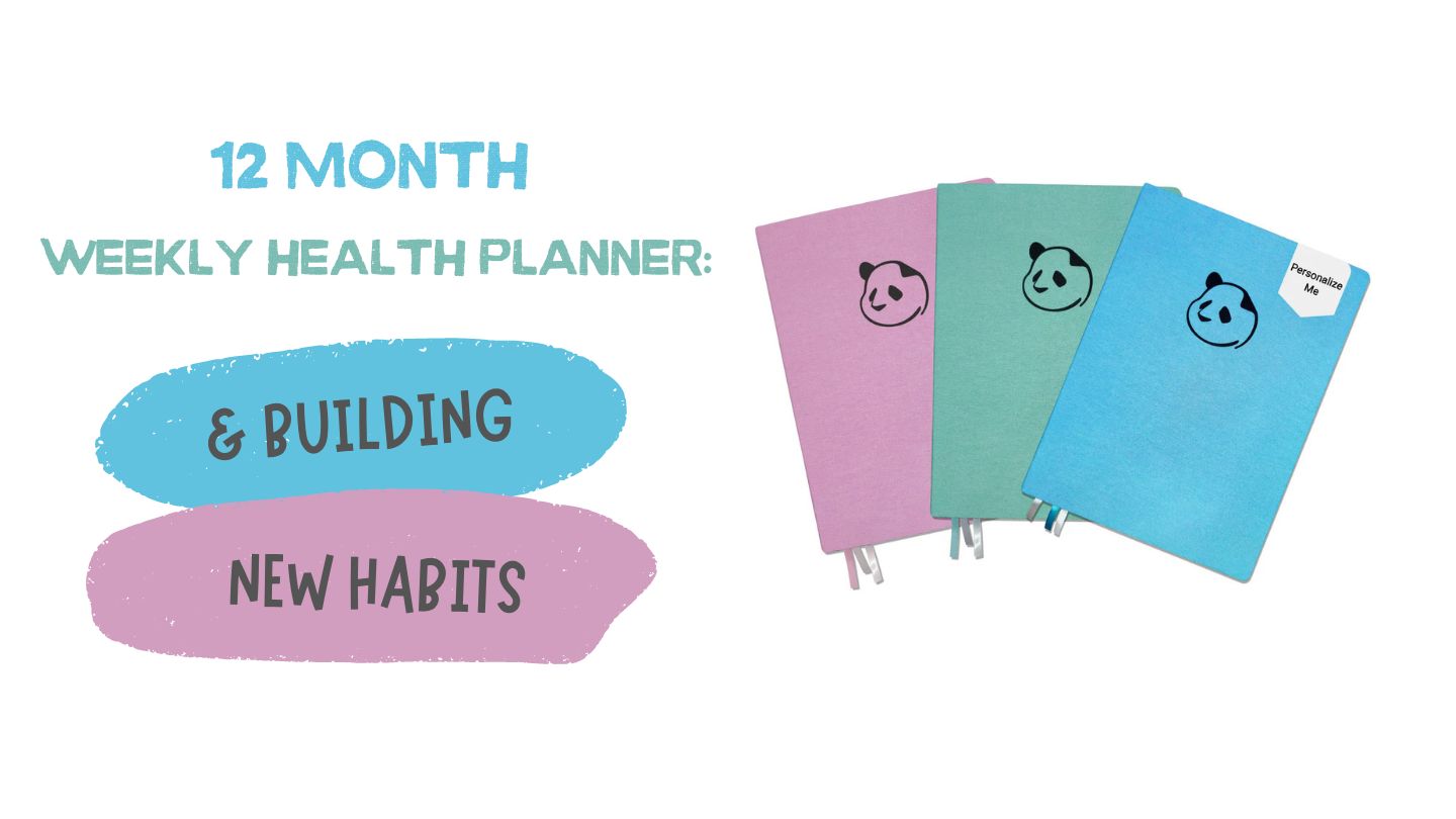 12 Month Weekly Health Planner: Take Control of Your Mental Health - Panda Planner