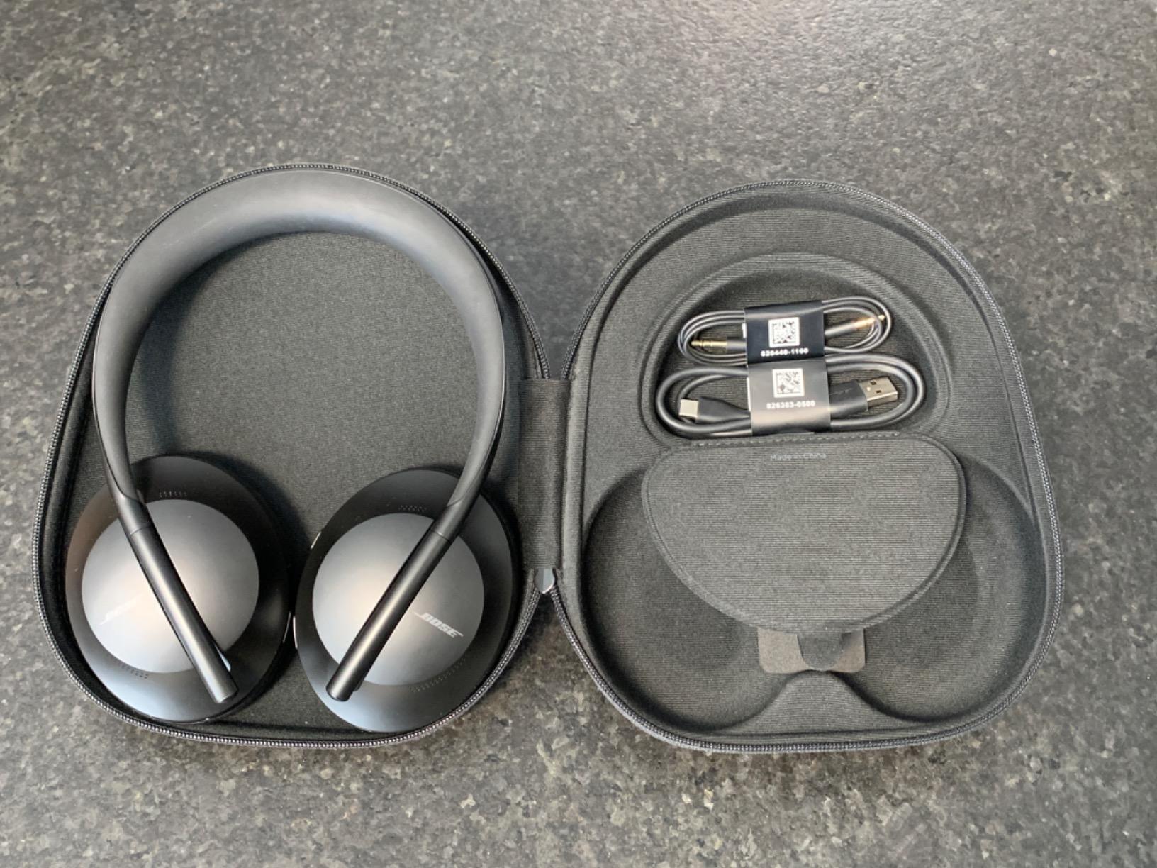 Bose noise-canceling Bluetooth headphones