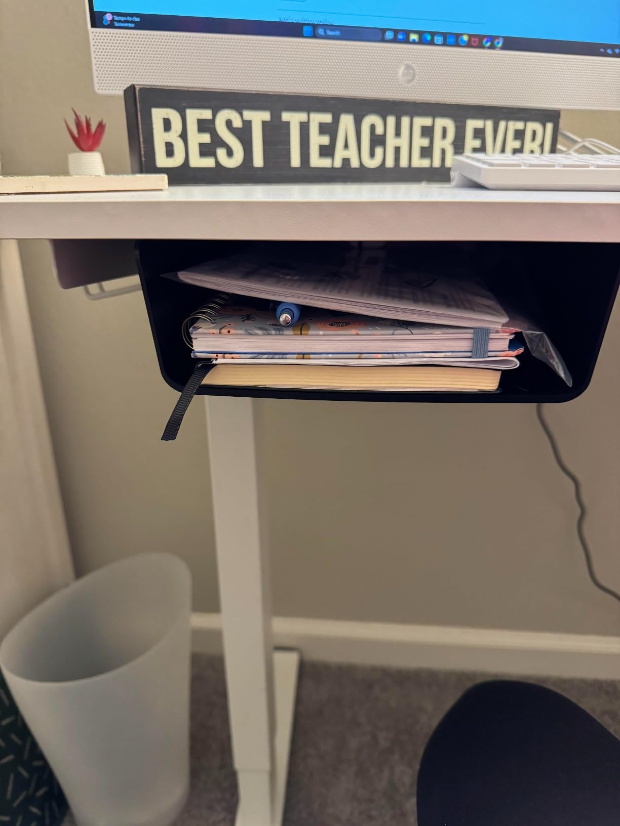 Under-desk Phone Holder